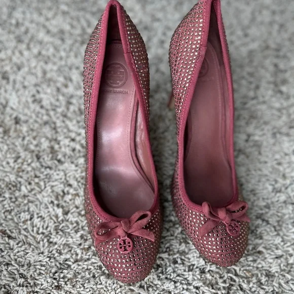 TORY BURCH | Studded Crystals Heels | 9.5 - Picture 4 of 8